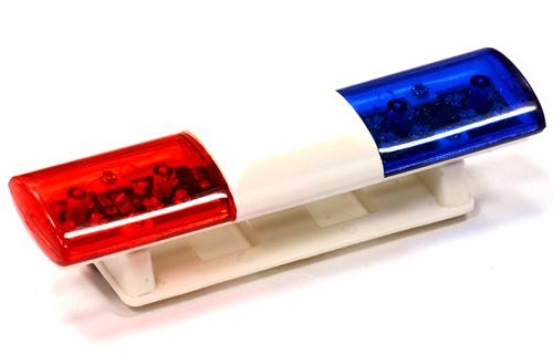 Integy T3 Realistic Roof Top Flashing Light LED with Plastic Housing for 1/10 Scale (C24482BLUERED) Integy