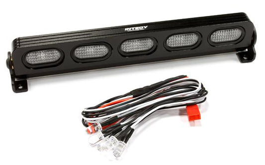Integy Realistic T4 Adjustable Spot Light Bar (5) w/ LED for 1/10 & 1/8 Scale (C25138BLACK) Integy