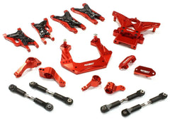 Integy Billet Machined Suspension Kit for Traxxas 1/10 Nitro Slash 2WD (C25482RED)