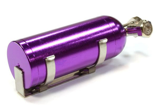 Integy Realistic 1/10 Scale Alloy Nitrous Bottle w/ Mounting Bracket & Hardware (C26027PURPLE) Integy