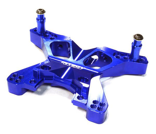 Integy Billet Machined Front Shock Tower for Traxxas 1/10 Slash 4X4 (C26398BLUE)