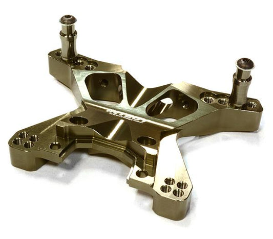 Integy Billet Machined Front Shock Tower for Traxxas 1/10 Slash 4X4 (C26398GREY) Integy