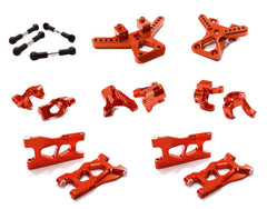 Integy Billet Machined Suspension Kit for Traxxas LaTrax Teton 1/18 Monster Truck (C26508RED)