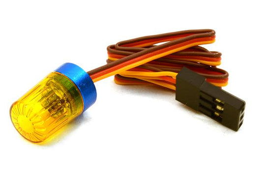 Integy T4 Realistic Roof Top Flashing Light LED w/ 10mm Plastic Housing for 1/10 Scale (C26879YELLOW) Integy