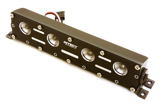 Integy Realistic Roof Top LED Light Bar w/Metal Housing 125x18x27mm for 1/10, 1/8 & 1/5 (C26889GUN) Integy