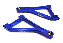 Integy Billet Machined Front Upper Arms for Traxxas 1/7 Unlimited Desert Racer (C28561BLUE)