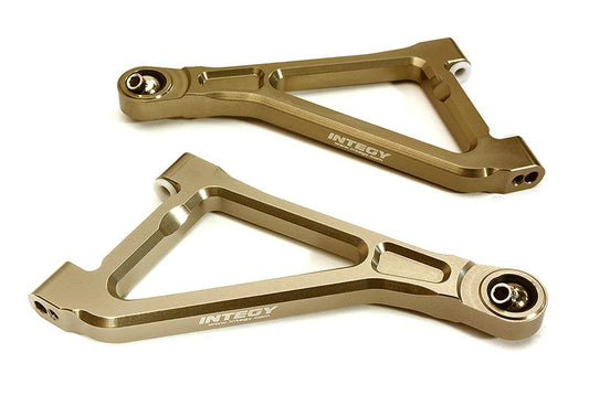 Integy Billet Machined Front Upper Arms for Traxxas 1/7 Unlimited Desert Racer (C28561GREY)