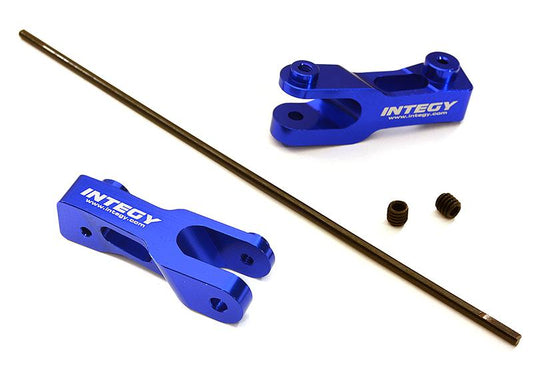 Integy Front Anti-Roll Sway Bar Set for Traxxas 1/7 Unlimited Desert Racer (C28563BLUE)