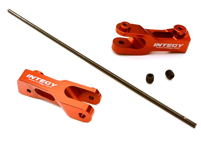 Integy Front Anti-Roll Sway Bar Set for Traxxas 1/7 Unlimited Desert Racer (C28563RED)