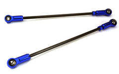 Integy Alloy Rear Upper Adjustable Suspension Links for 1/7 Unlimited Desert Racer (C28620BLUE)