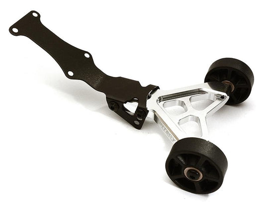 Integy Billet Machined Wheelie Bar for 1/16 Traxxas E-Revo, Summit & Slash VXL (C28679SILVER)