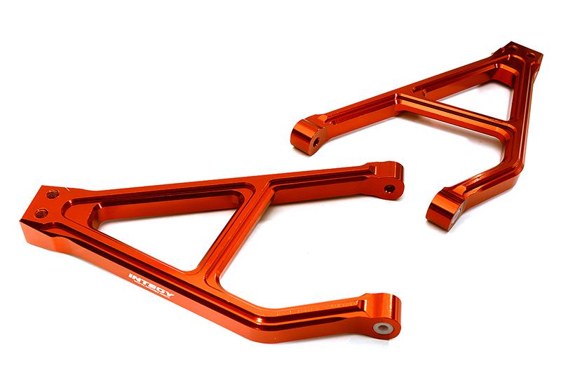 Integy Billet Machined Rear Upper Suspension Arms for Traxxas 1/10 E-Revo 2.0 (C28682RED)