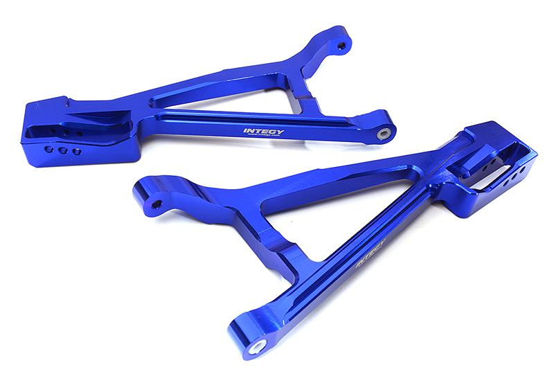 Integy Billet Machined Front Lower Suspension Arms for Traxxas 1/10 E-Revo 2.0 (C28684BLUE)