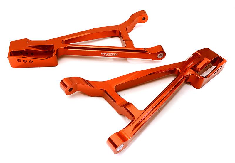 Integy Billet Machined Front Lower Suspension Arms for Traxxas 1/10 E-Revo 2.0 (C28684RED)