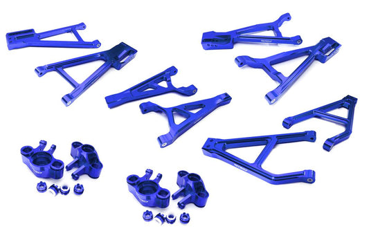 Integy Billet Machined Suspension Conversion Kit for Traxxas 1/10 E-Revo 2.0 (BLUE) (C28686BLUE)