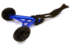 Integy Billet Machined Wheelie Bar for Traxxas 1/10 Slash 4X4 (non-LCG) (C28688BLUE)
