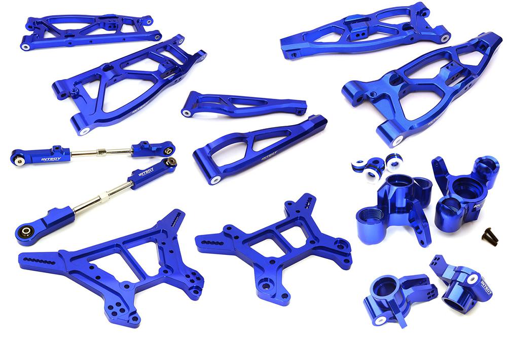 Integy Billet Machined Alloy Suspension Kit for Arrma 1/8 Kraton 6S BLX (C28729BLUE) Integy