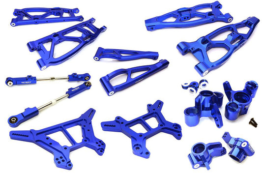 Integy Billet Machined Alloy Suspension Kit for Arrma 1/8 Kraton 6S BLX (C28729BLUE) Integy