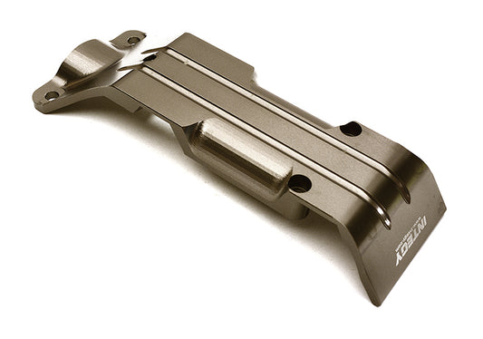 Integy Billet Machined Alloy Rear Skid Plate for Traxxas 1/10 E-Revo 2.0 (C28799GREY)