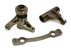 Integy Billet Machined Alloy Steering Bell Crank Set for Arrma 1/8 Kraton 6S BLX (C28815GREY)