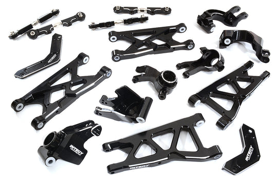 Integy Billet Machined Suspension Kit for Arrma 1/10 Granite 4X4 3S BLX (C28861BLACK) Integy