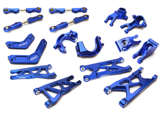 Integy Billet Machined Suspension Kit for Arrma 1/10 Granite 4X4 3S BLX (C28861BLUE)