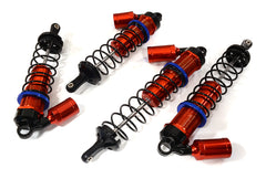 Integy Billet Machined Piggyback Shock Set for Arrma 1/8 Kraton 6S BLX (C29089RED)