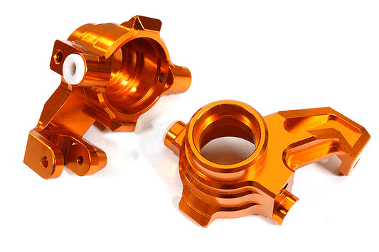 Integy Billet Machined Steering Knuckles for Traxxas 1/10 Maxx 4S (C29372ORANGE)