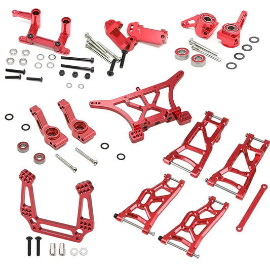 Integy Alloy Machined Suspension Kit for 1/10 Traxxas Slash 2WD (C31001RED)