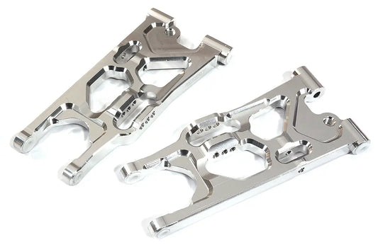 Integy Billet Machined Rear Lower Arms for Losi 1/10 Lasernut U4 4WD Brushless RTR (C31333SILVER)