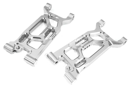 Integy Billet Machined Front Lower Arms for Losi 1/10 Lasernut U4 4WD Brushless RTR (C31334SILVER)
