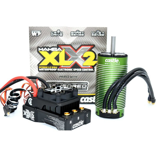 Castle Creations Mamba XLX 2 1/5 & 800Kv Motor Combo with 20A BEC (CSE010016701)