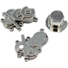 Redcat Transmission Case w/ Gear Cover (Chrome) (1 set) (RER14525) Redcat