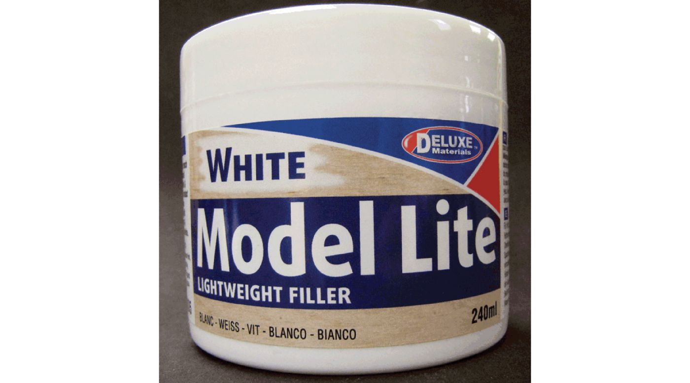 Deluxe Model Lite Balsa Filler, White: 240cc (DLMBD5) Horizon Hobby