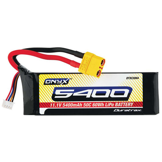 Onyx 111.1V 5400mAh 3S 50C LiPo Soft Case: XT90 (DTXC2005)