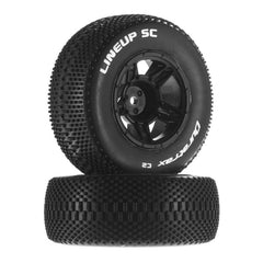 Duratrax 1/10 Lineup SC Tire C2 Mounted Front Slash (2) (DTXC3678)