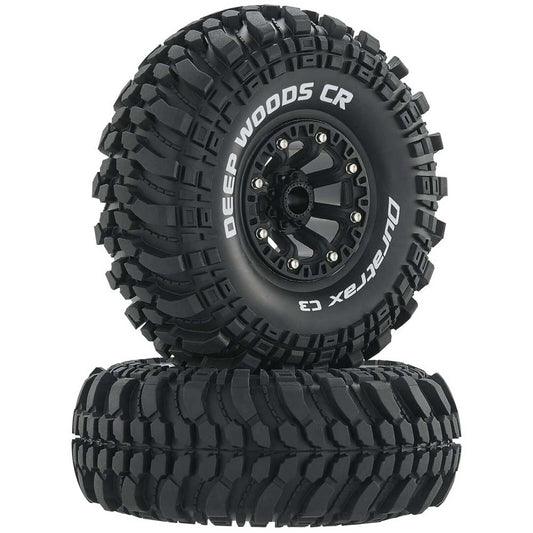 Duratrax  Deep Woods CR C3 Mntd 2.2" Crawler Black (2) (DTXC4042)