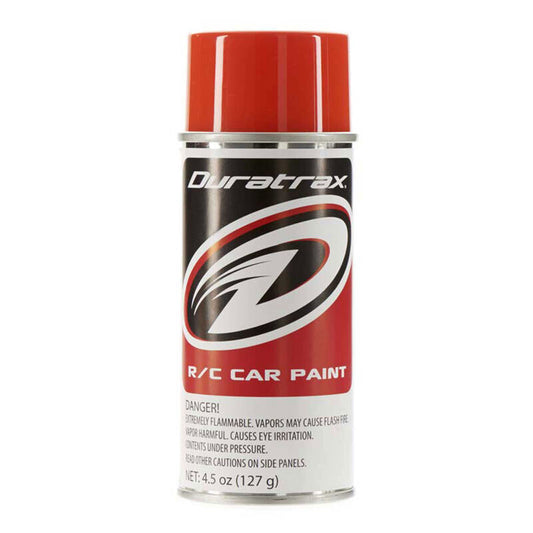 Duratrax Polycarb Spray, Competition 4.5 oz Orange, (DTXR4256)
