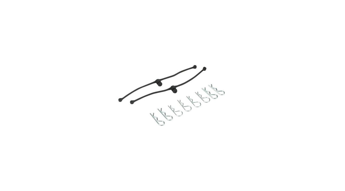Du-Bro Body Klip Retainers, Black (2) (DUB2245)