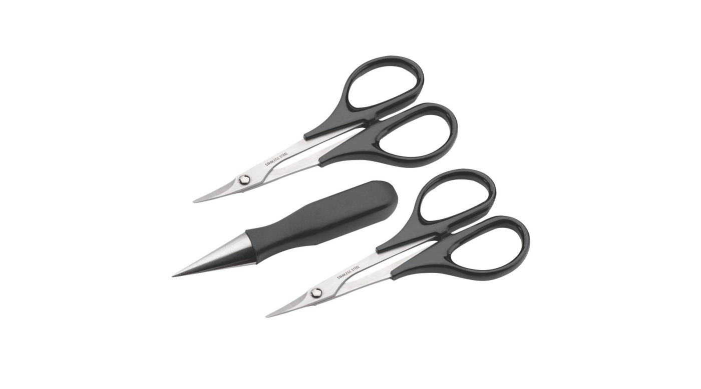 Du-Bro Body Reamer, Scissors (Curved and Straight) Set (DUB2331)