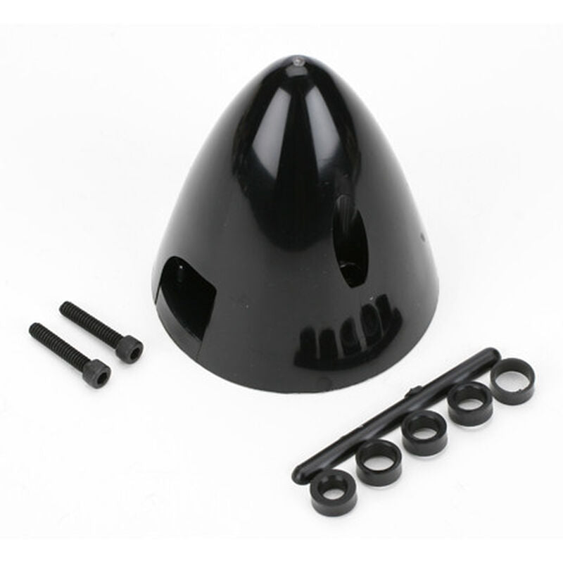 Du-Bro 291: 4 Pin Spinner,2-3/4" Black (DUB291) Horizon Hobby