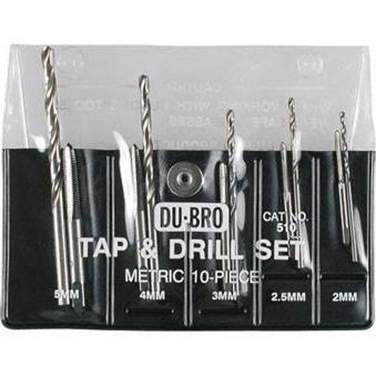 Du-Bro Tap & Drill Set, Metric (DUB510)