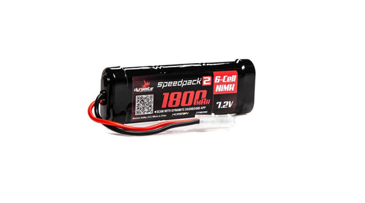 Dynamite Speedpack 2 7.2V 1800mAh 6C NiMH, Flat Tamiya (DYNB2050)