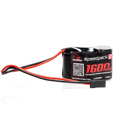 Dynamite Speedpack2 6V 1600mAh 5C NiMH, 3+2 Hump Receiver Pack (DYNB2453)