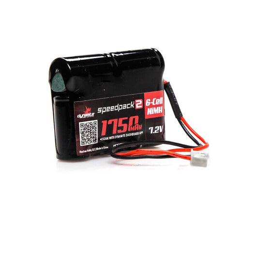 Dynamite Speedpack2 7.2V 1750MAH 6 CELL NiMH Pack: Mini-T (DYNB2466)