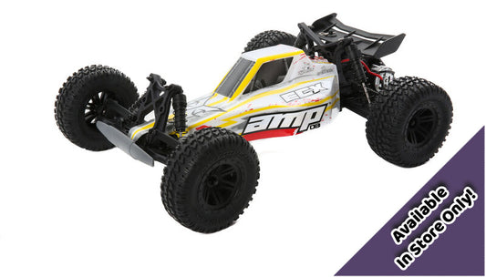 ECX 1/10 AMP DB 2WD Desert Buggy RTR, White/Red (Available in-store only) (ECX03029)