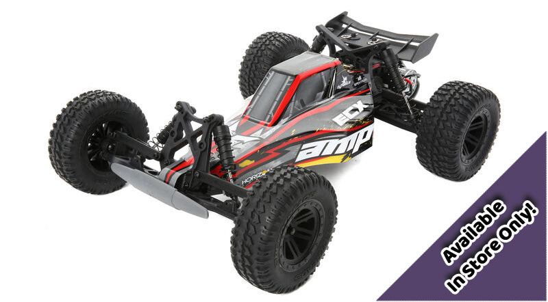 ECX 1/10 AMP DB 2WD Desert Buggy RTR, Black/Yellow (Available in-store only) (ECX03029)