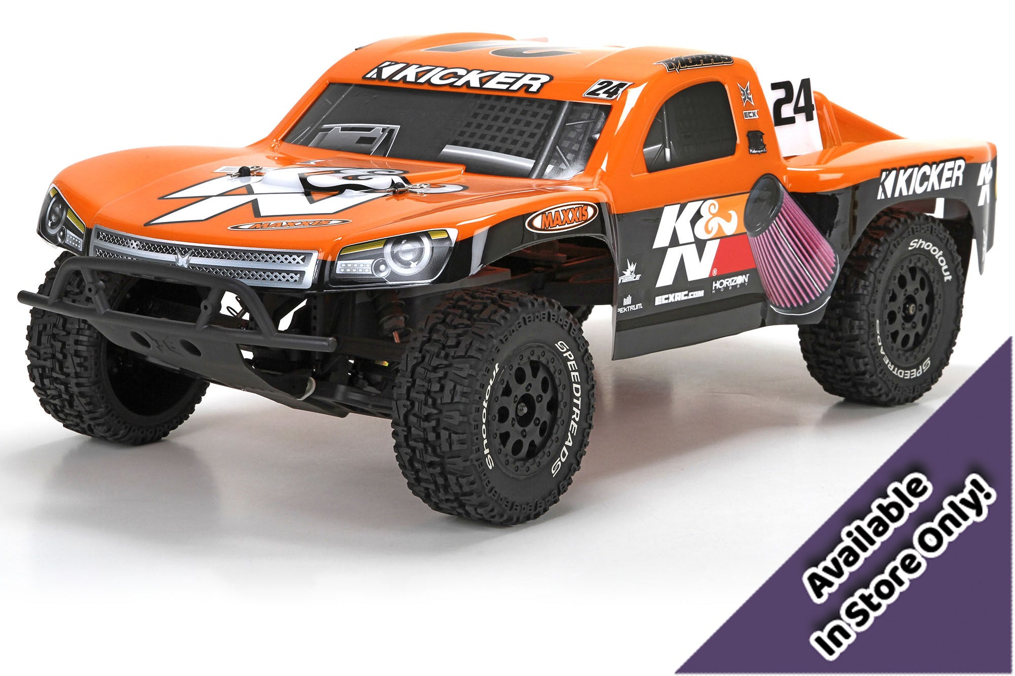 ECX 1/10 Torment 2WD SCT Brushed RTR, K&N (Available In-Store Only) (ECX03433T3)