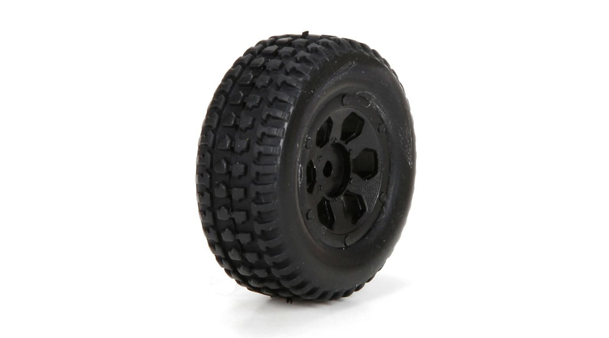 ECX Front/Rear Premount Tire (2): 1/24 4WD Torment (ECX40003)