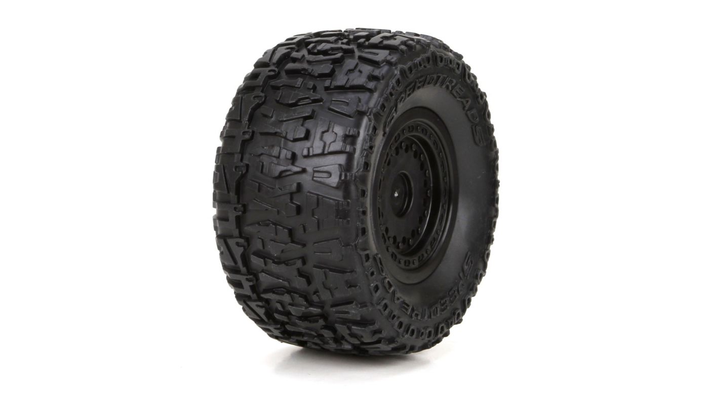 ECX Front/Rear Premount Tire: 1/18 4WD Ruckus (2) (ECX41000) Horizon Hobby